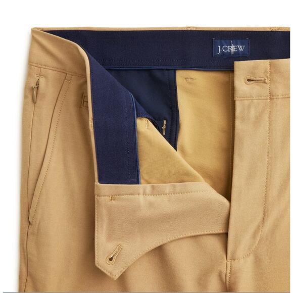 J.Crew Performance 1040 Athletic Tapered-Fit Tech Pants Mens 35x30 Savannah Sand - Picture 3 of 11